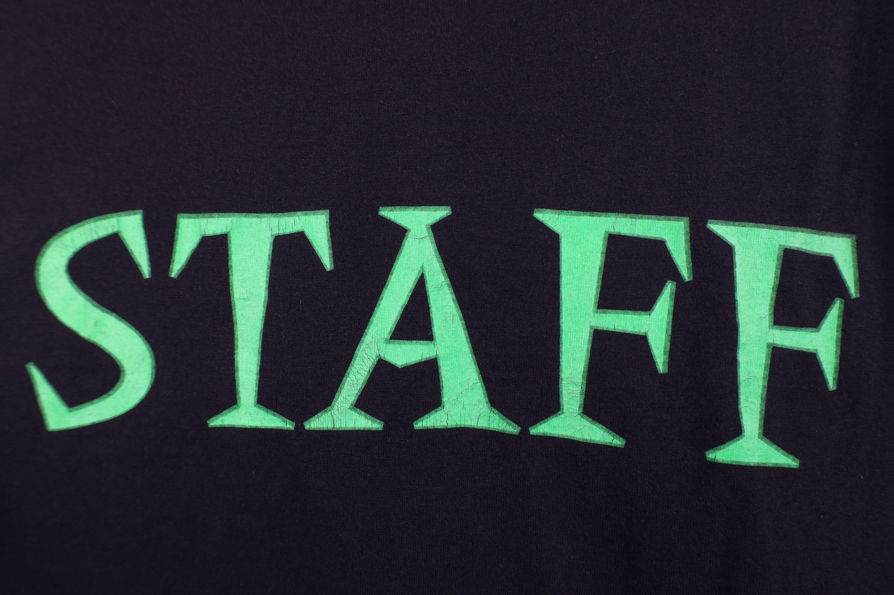Vintage Vintage 90s Plaza Lanes Bowling Alley Staff T-Shirt Black Size US XL / EU 56 / 4 - 9 Thumbnail