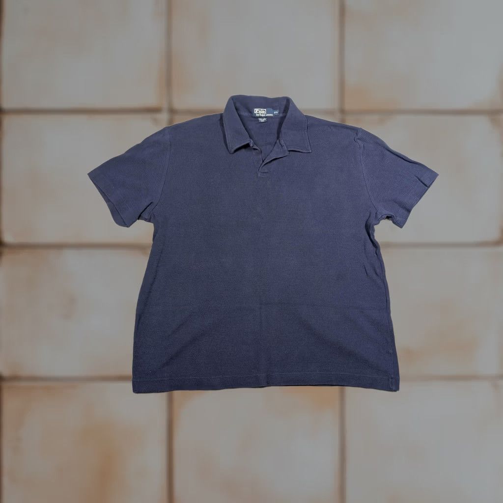 Polo Ralph Lauren Polo Ralph Lauren Polo Shirt Mens 2XL Blue Solid Knit Short Sleeve Pima Cotton Wearable Casual Business Travel 100% Cotton Size US XXL / EU 58 / 5 - 1 Thumbnail