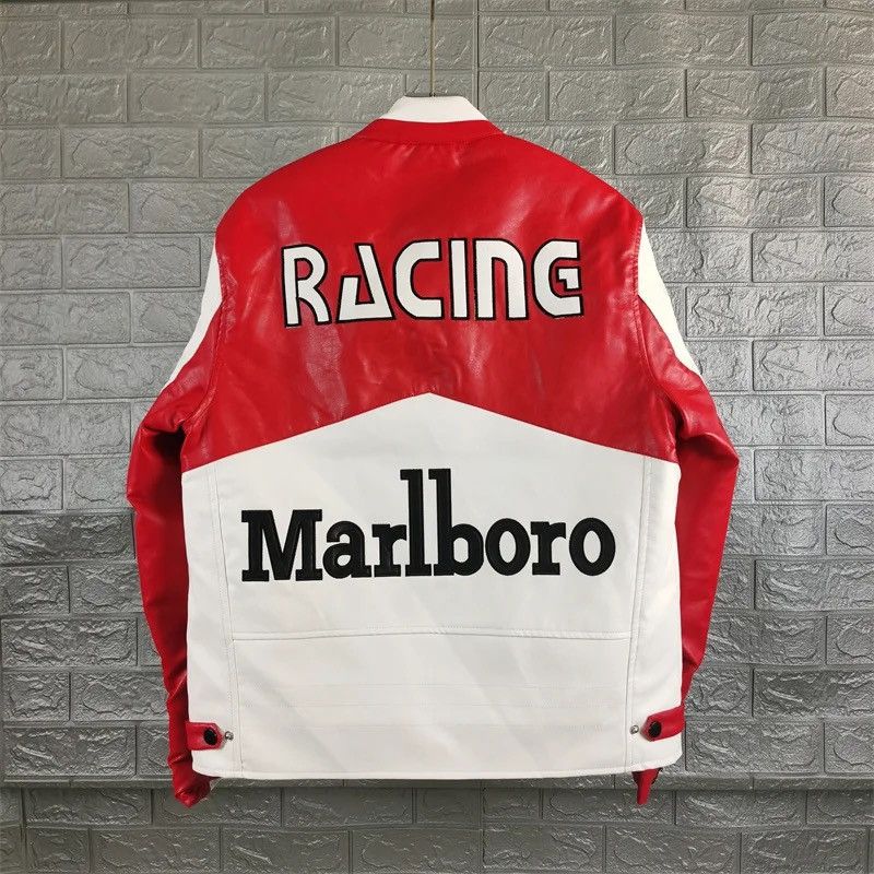 Marlboro Vintage Marlboro racing jacket size L big logo Size US L / EU 52-54 / 3 - 2 Thumbnail