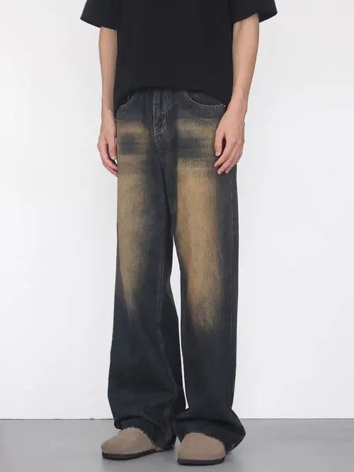 VIBE Washed vintage street hip hop baggy jeans Size US 32 / EU 48 - 8 Thumbnail