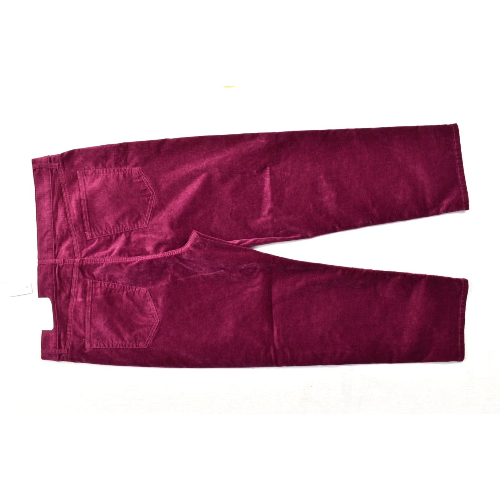 Loft LOFT Outlet Slim Straight Corduroy Pants Women's Size 16 Burgundy Mid Rise Pockets Casual Dress Pants Fashion Pants Womens Fall Winter Spring New Size 38" / US 16 / IT 52 - 6 Thumbnail