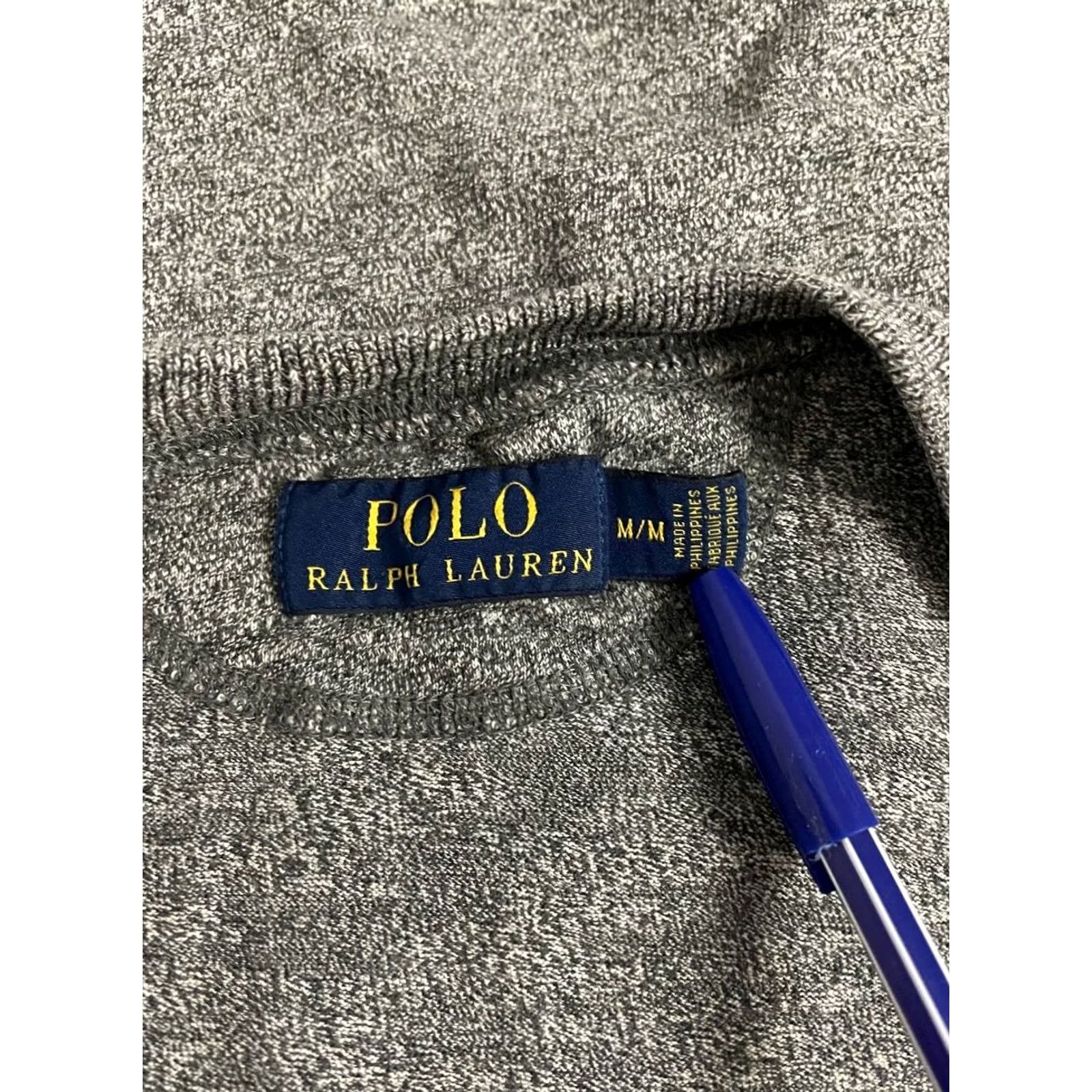 Polo Ralph Lauren Polo Ralph Lauren Mens Henley T-Shirt M Gray Cotton Long Sleeve Shirt Mens Size US M / EU 48-50 / 2 - 3 Thumbnail