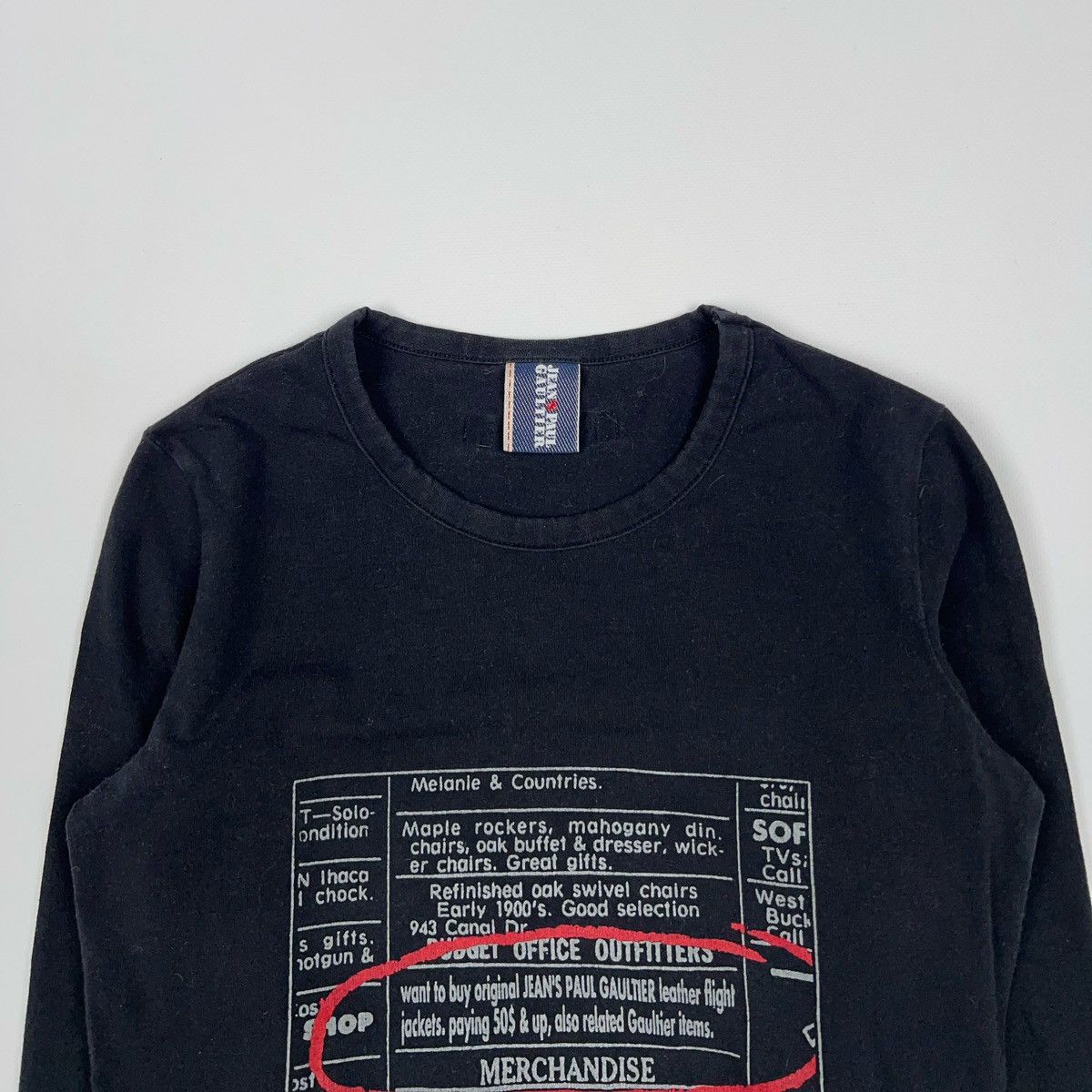 Jean Paul Gaultier Jean Paul Gaultier Vintage Printed Longsleeve Tee Size S / US 4 / IT 40 - 5 Thumbnail