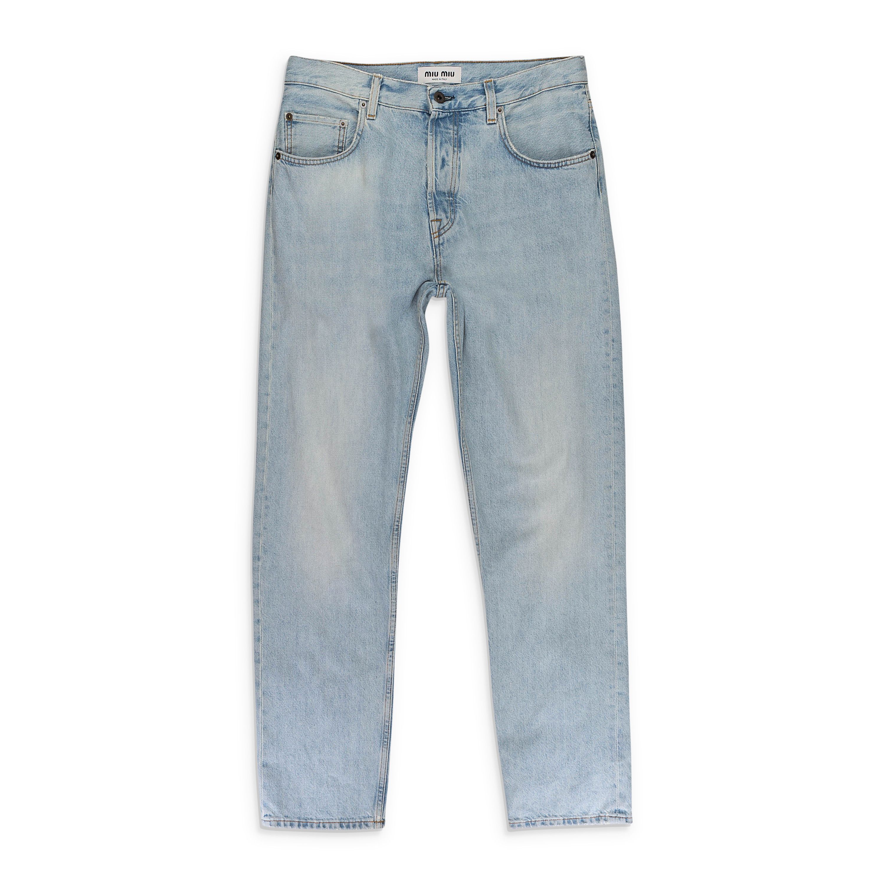 Miu Miu Miu Miu Flock Jeans | Grailed