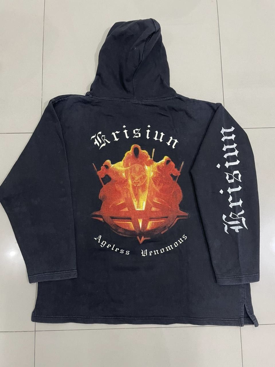 Band Tees Vintage 2001 Krisiun Ageless Venomous death metal hoodie Size US XL / EU 56 / 4 - 2 Thumbnail