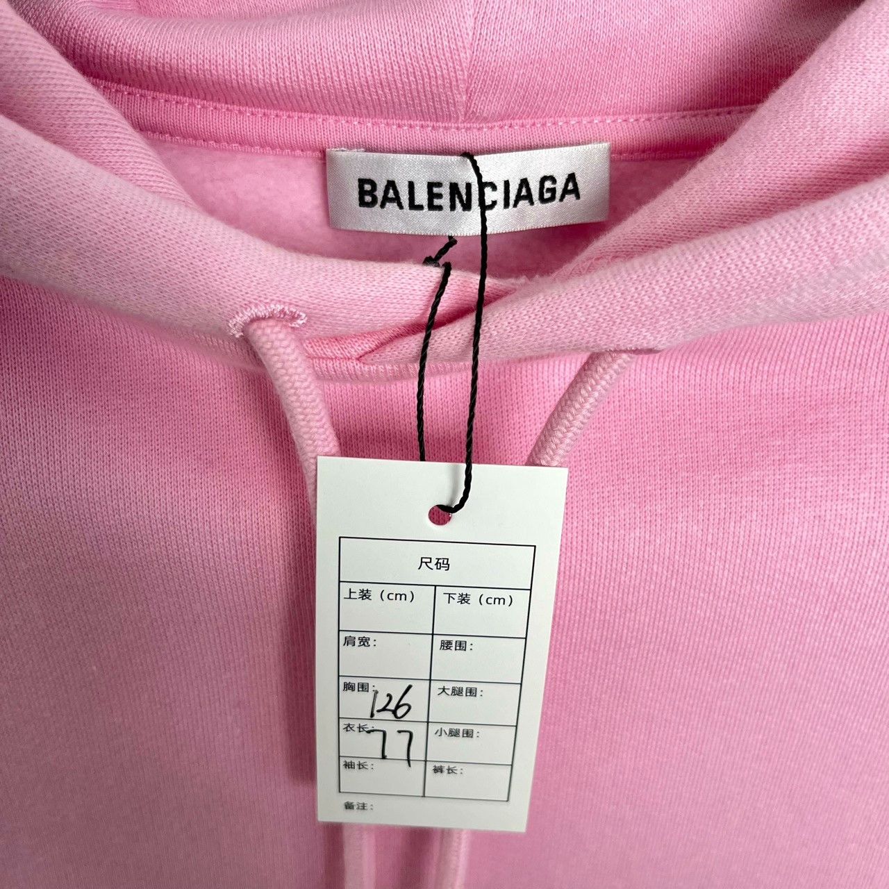 Balenciaga Balenciaga Pink front and back logo hoodie 2501-Nextarrow Size US XS / EU 42 / 0 - 5 Thumbnail