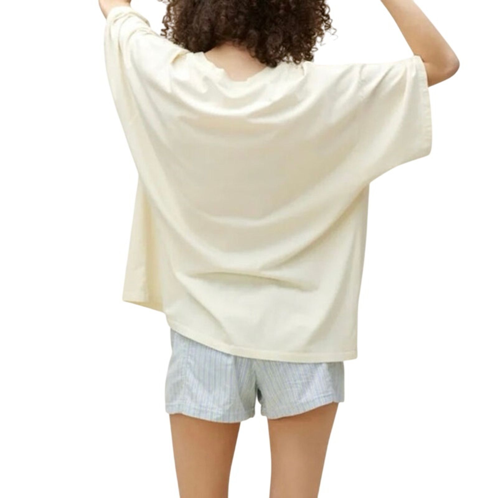 Daydreamer DAYDREAMER Sonny & Cher Cleveland OS Tee in Stone New Size ONE SIZE - 3 Thumbnail