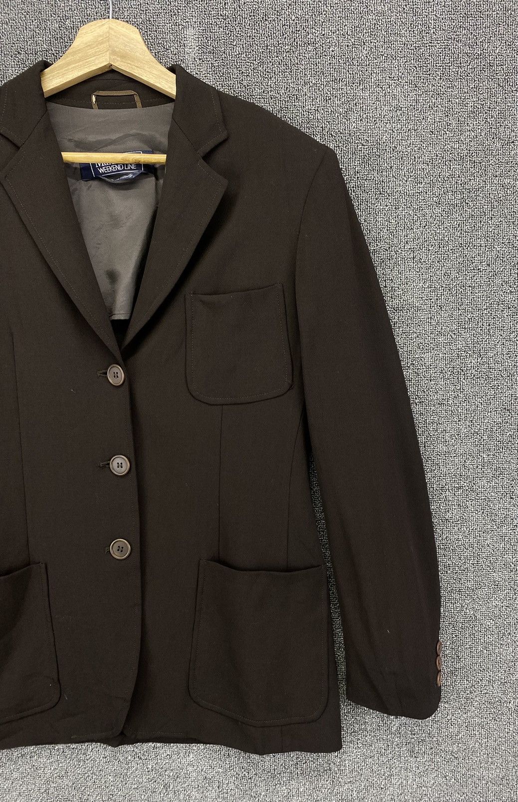 Max Mara × Vintage Vintage Max Mara Weekend Line Wool Coat Jacket Size M / US 6-8 / IT 42-44 - 4 Thumbnail