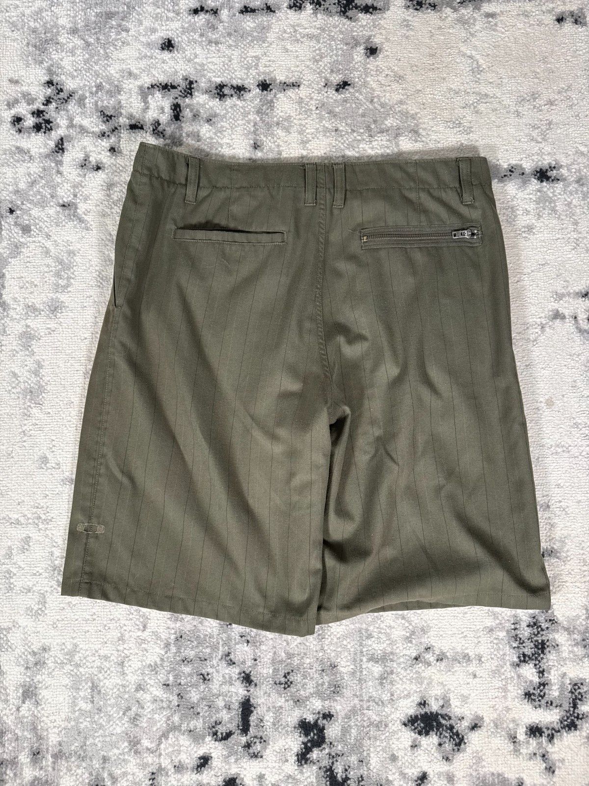 Oakley Y2K Oakley Striped Green Shorts Size US 36 / EU 52 - 2 Thumbnail