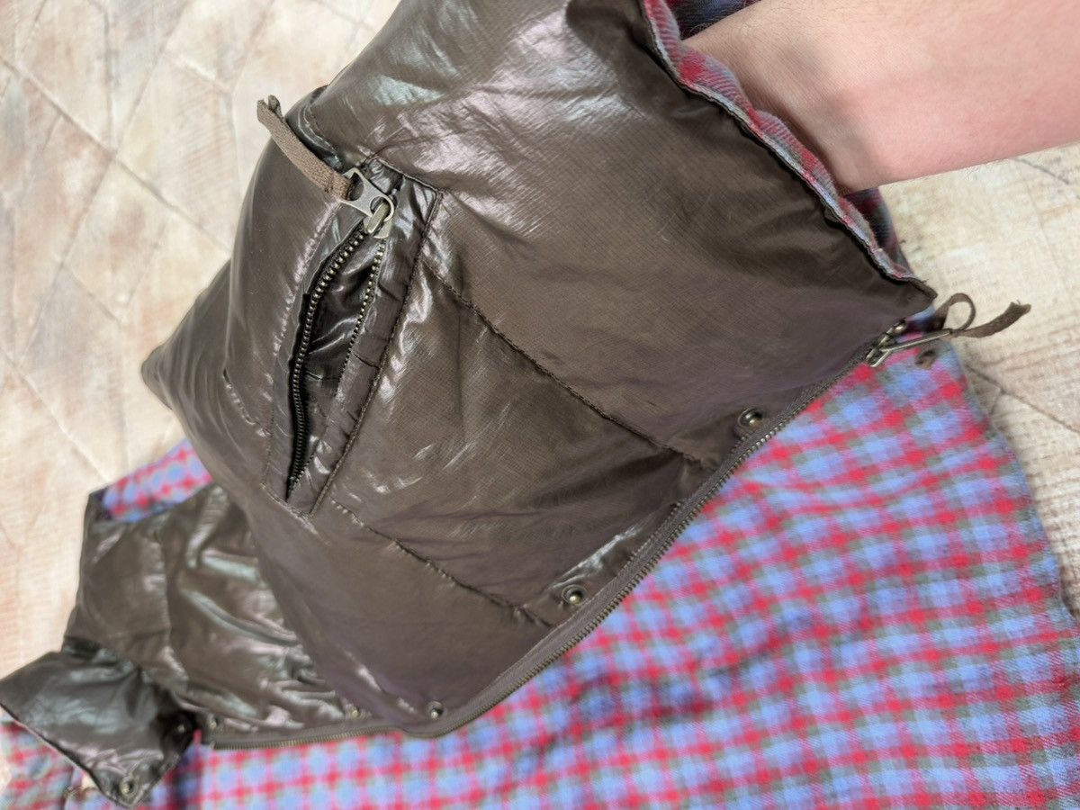 Quiksilver × Vintage Vintage Brown Puffer Vest Shiny Y2k skate swag hooks up drip Size US M / EU 48-50 / 2 - 7 Thumbnail