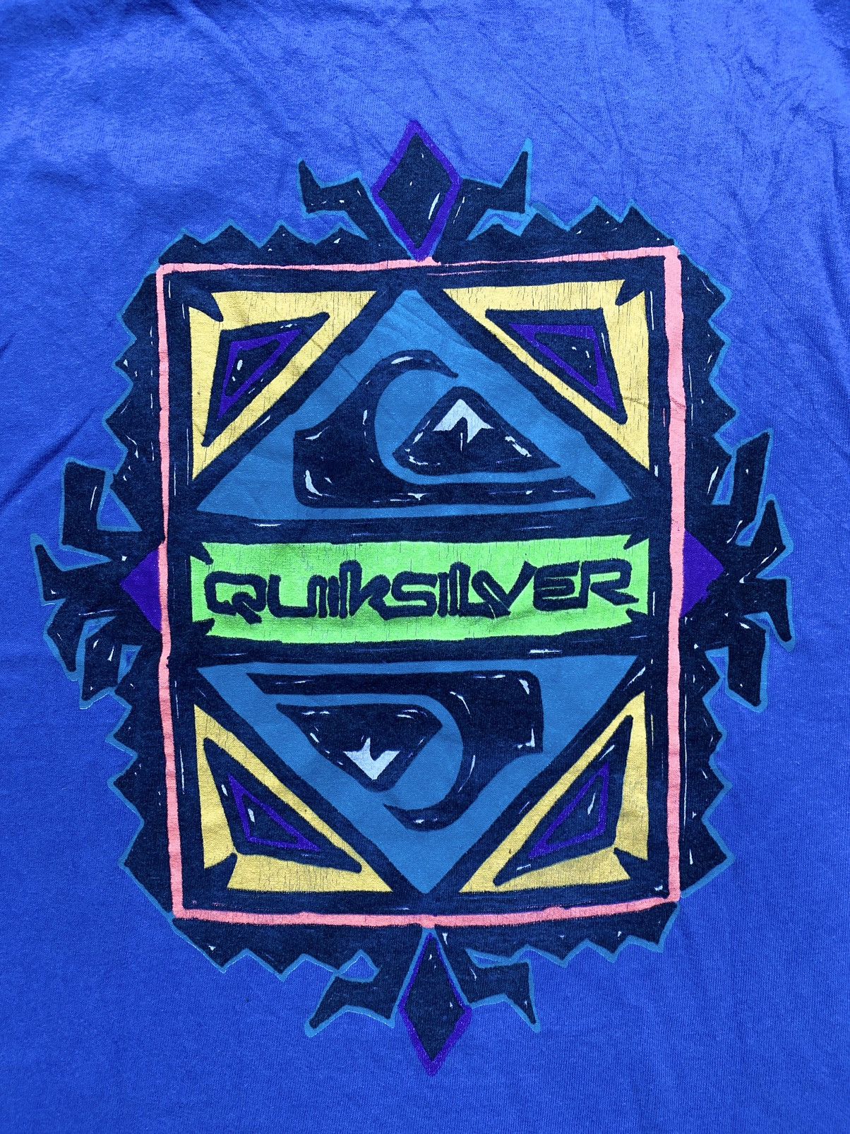 Quiksilver VINTAGE 90s QUIKSILVER SINGLE STITCH SHIRT Size US L / EU 52-54 / 3 - 3 Thumbnail