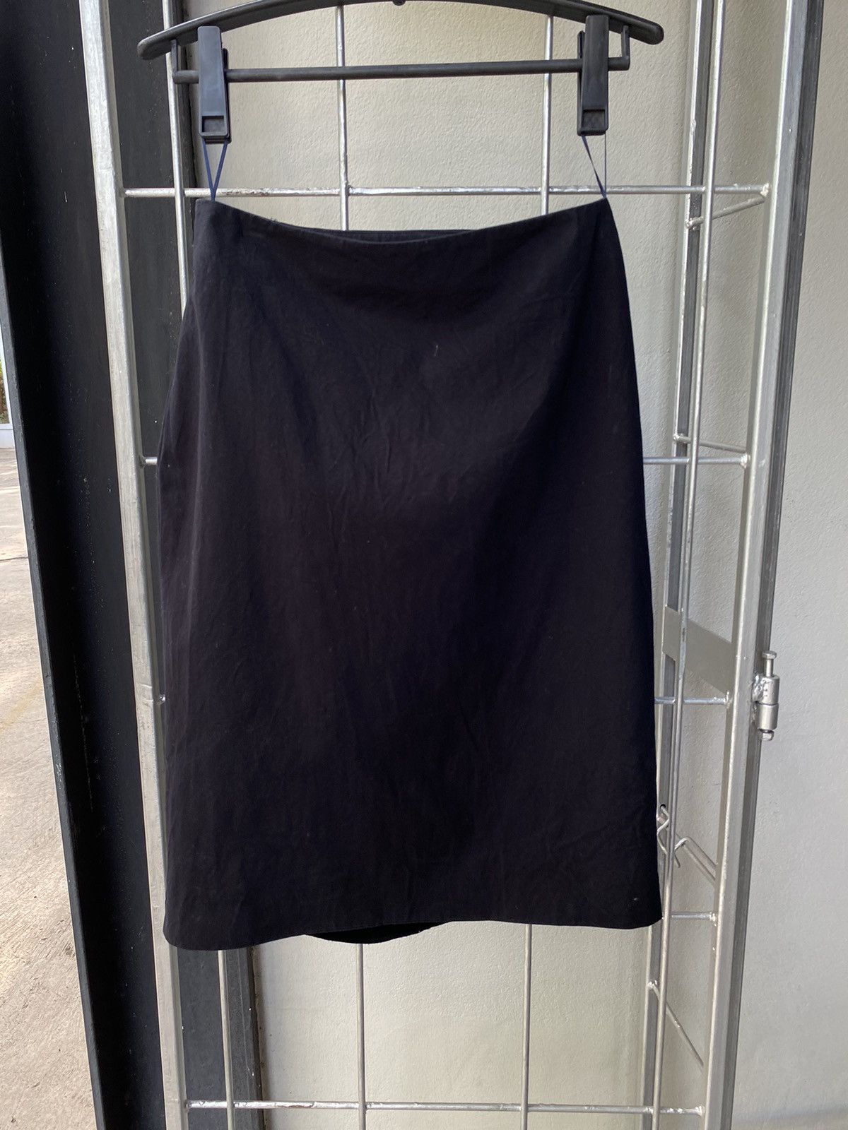 Jil Sander JILSANDER black midi skirt Size 26" / US 2 / IT 38 - 1 Thumbnail