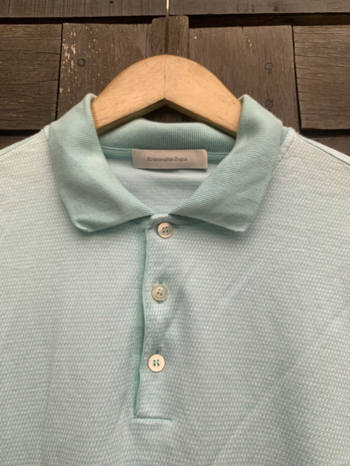 Ermenegildo Zegna Vintage ERMENEGILDO ZEGNA Polo Shirt Tee Size US L / EU 52-54 / 3 - 7 Thumbnail