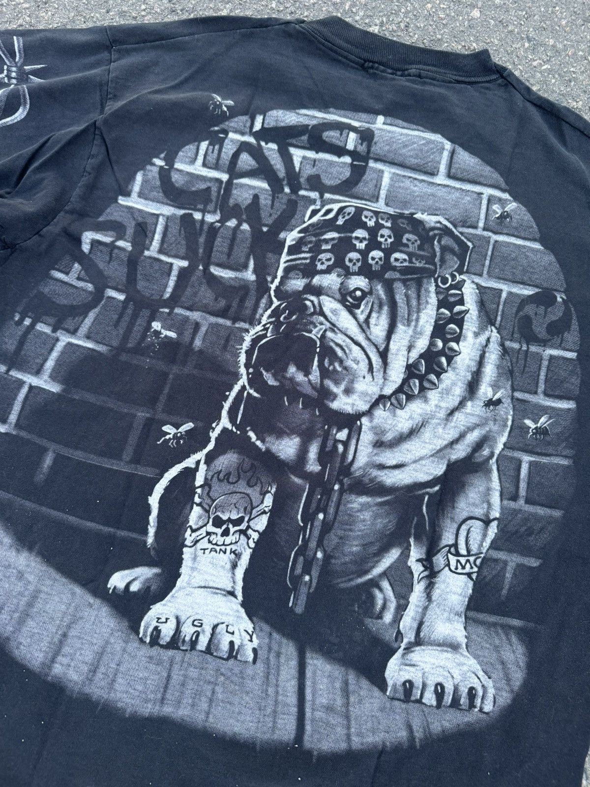Vintage Vintage 1996 Liquid Blue Bulldog Over Print Size US XL / EU 56 / 4 - 8 Thumbnail