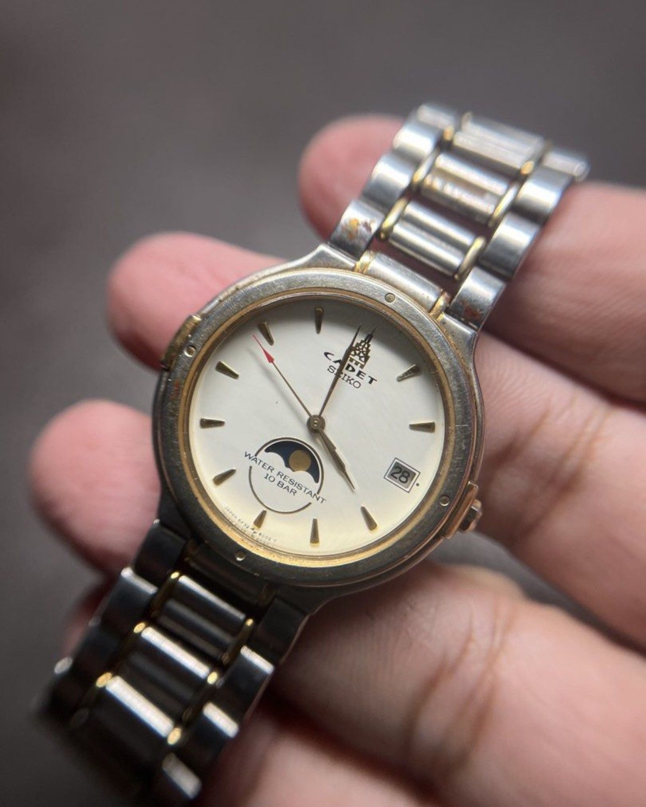 Seiko Vintage 80s Seiko Cadet Moonphase Size ONE SIZE - 1 Thumbnail