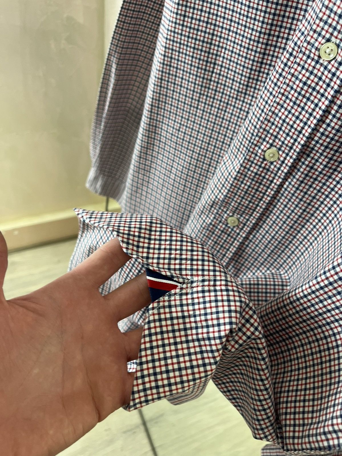 Polo Ralph Lauren Polo Ralph Lauren Slim Fit Premium Cotton Stretch CheckShirt Size US L / EU 52-54 / 3 - 7 Thumbnail