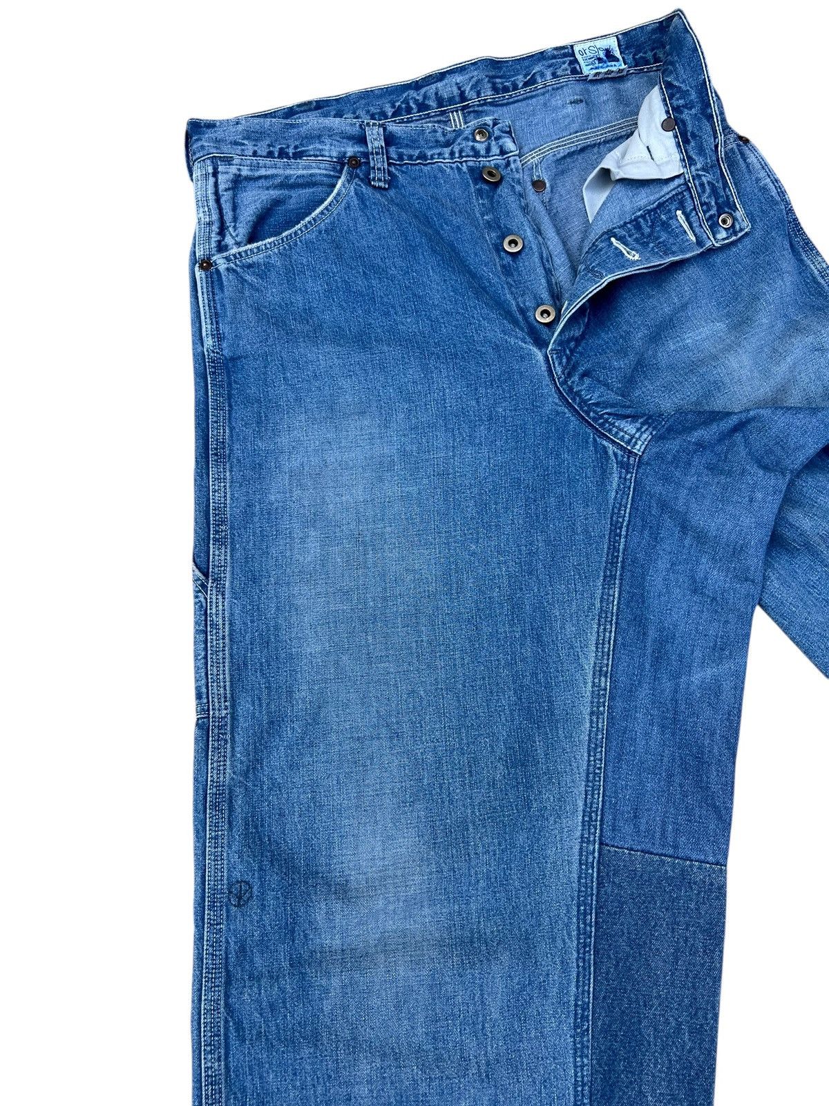 Orslow Orslow X Sunny Side Up Japan Reconstruct Baggy Denim Jeans Size US 30 / EU 46 - 8 Thumbnail