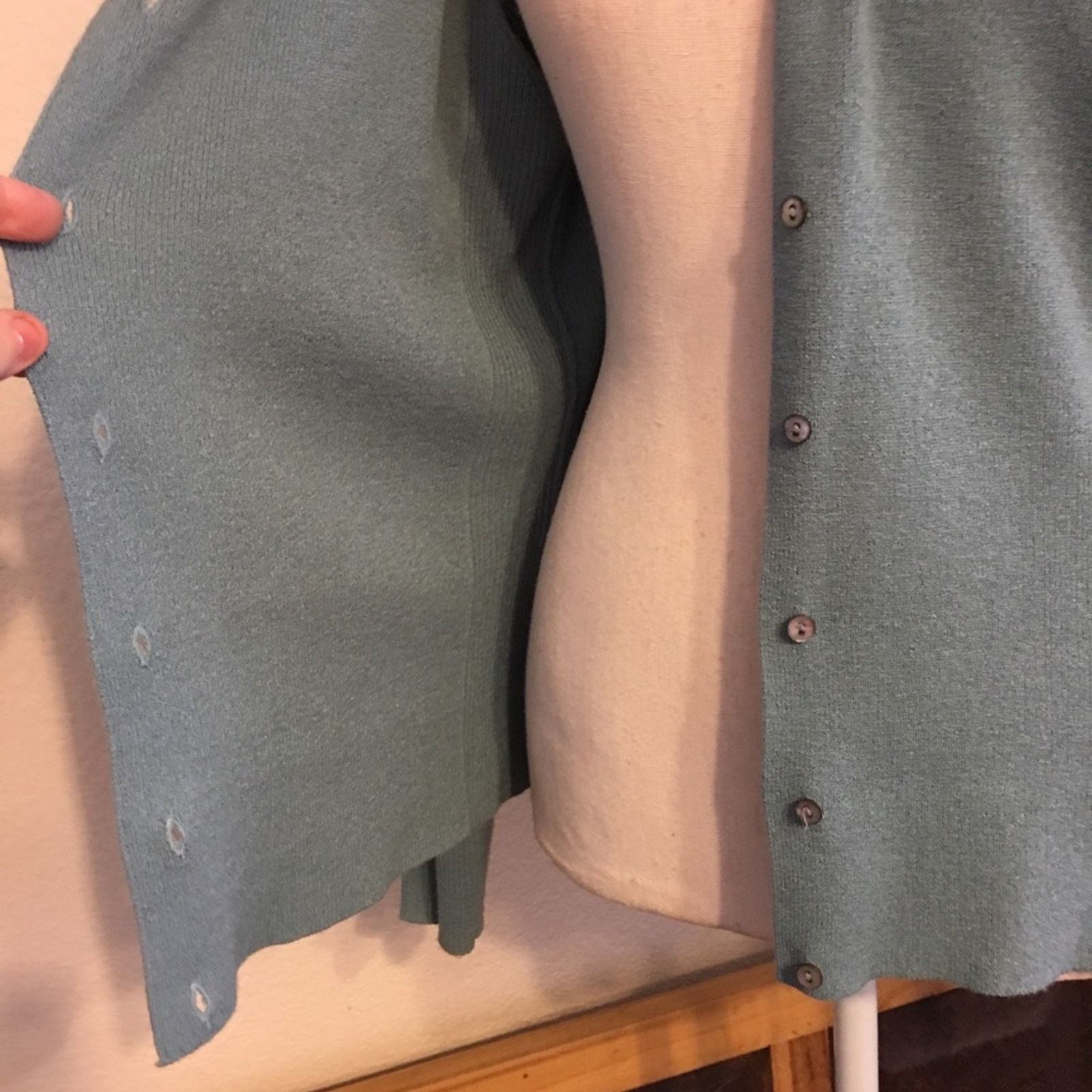 Other Hillard & Hanson blue lightweight button sweater Size M / US 6-8 / IT 42-44 - 6 Thumbnail
