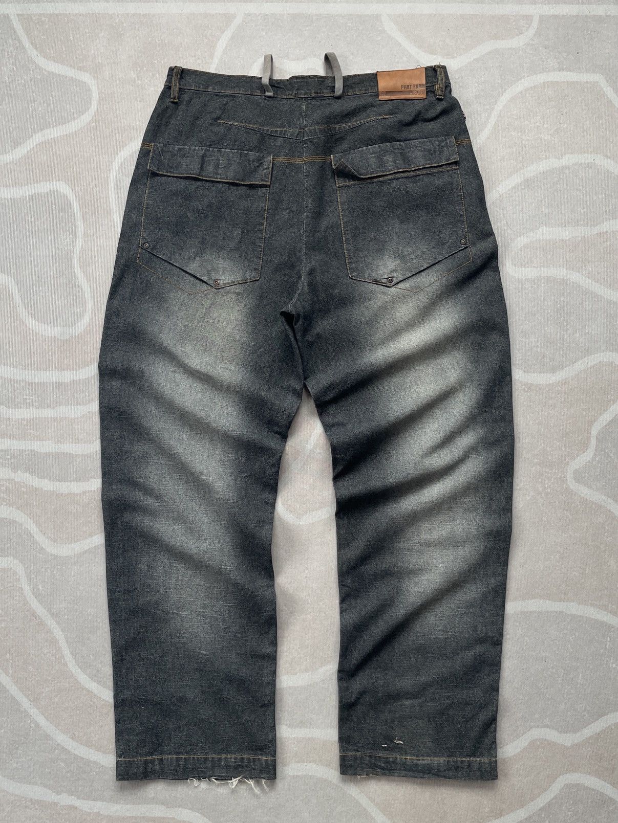 Phat Farm × Vintage Phat Farm Baggy Jeans (P106) Size US 37 - 2 Thumbnail