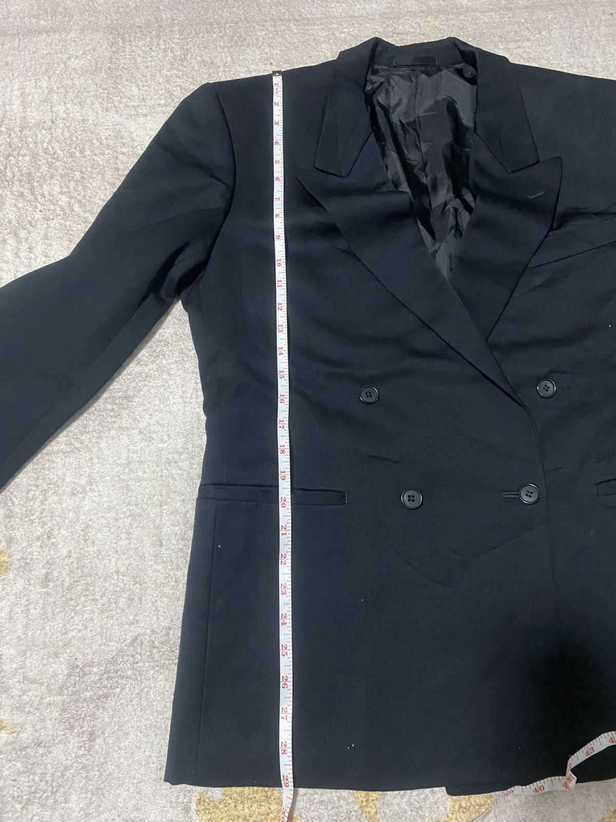 Yohji Yamamoto A.A.R Yohji Yamamoto Double Breasted Size 44R - 3 Thumbnail