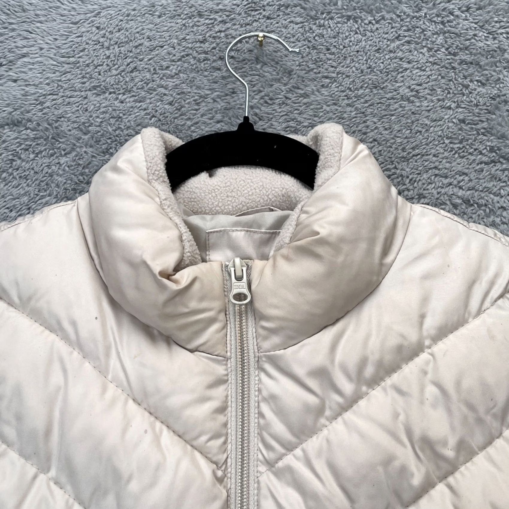Gap Gap Vest Womens XS Beige ColdControl Lite Quilted Puffer Lined Full Zip Size XS / US 0-2 / IT 36-38 - 7 Thumbnail