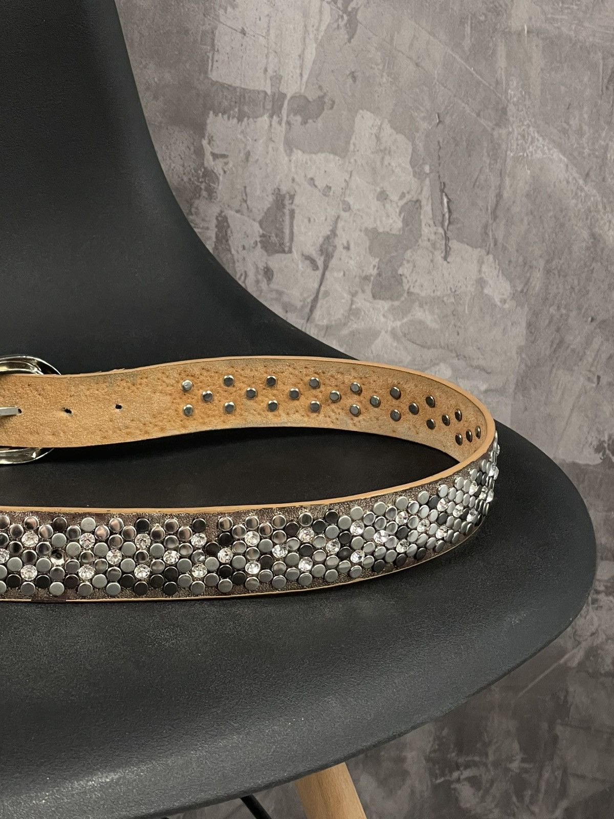 Vintage Y2K studded archival punk bb Simon cyber Japan style belt Size ONE SIZE - 7 Thumbnail