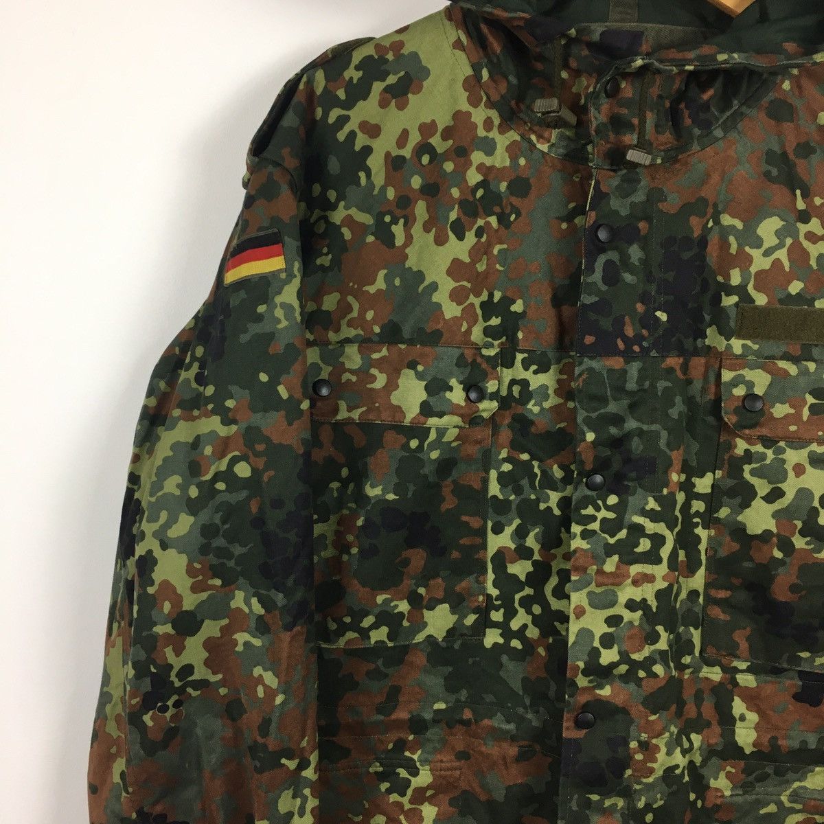 Vintage Vtg 98 Scharrer Untergrb German Camouflage Field Jacket Size US L / EU 52-54 / 3 - 4 Thumbnail