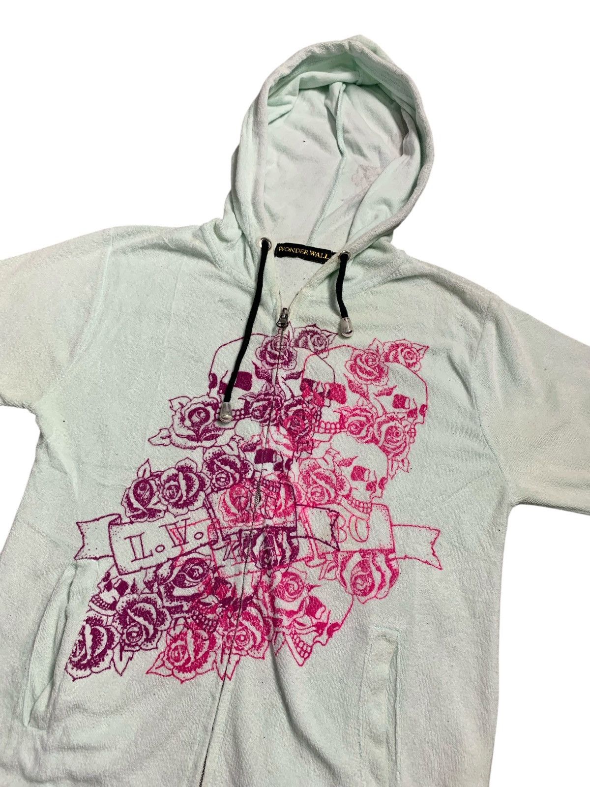 If Six Was Nine WONDER WALL SMOKE SKULL POEM ZIP HOODIE LIKE A VELVET LGB Size US S / EU 44-46 / 1 - 4 Thumbnail