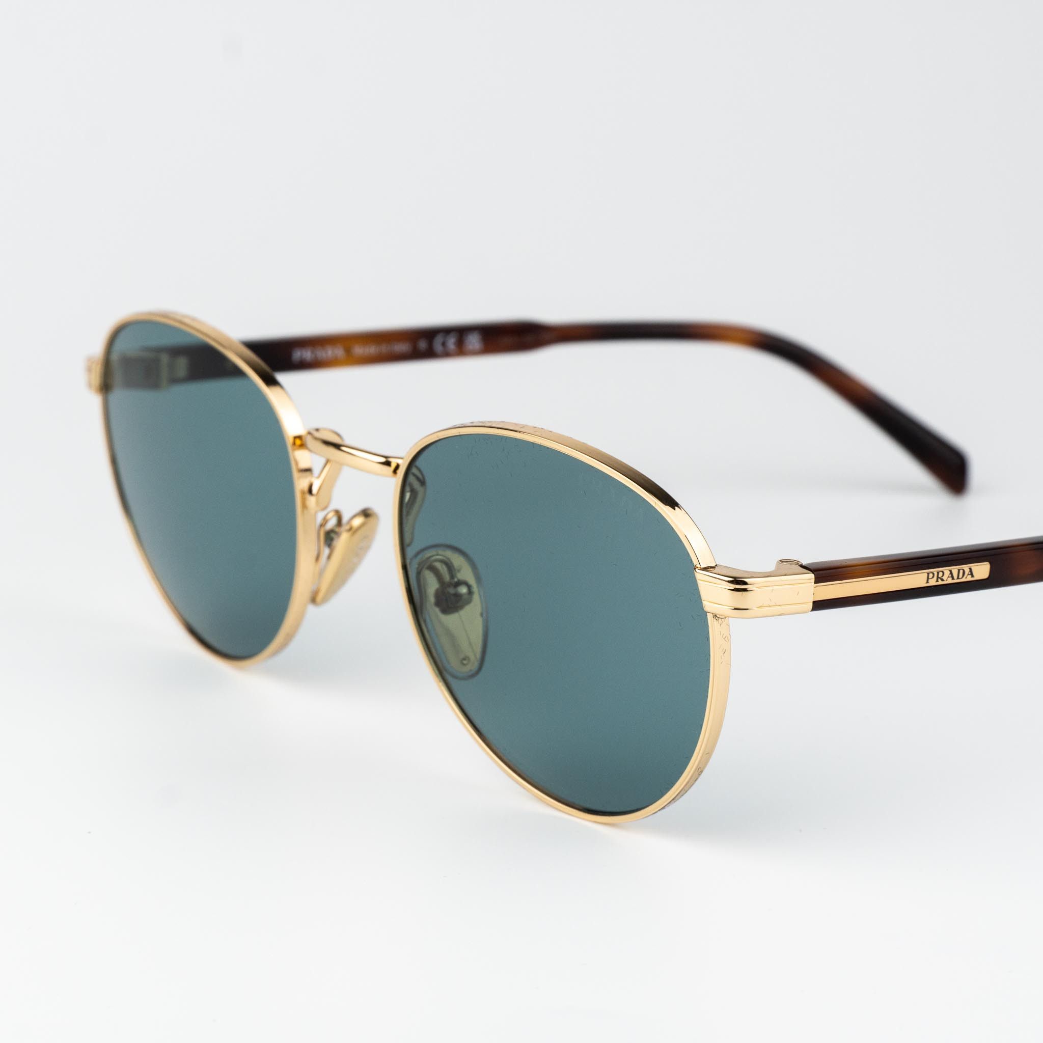 Prada Prada Women Sunglasses Round PRB51S 5AK40K NEW AUTHENTIC Size ONE SIZE - 4 Thumbnail