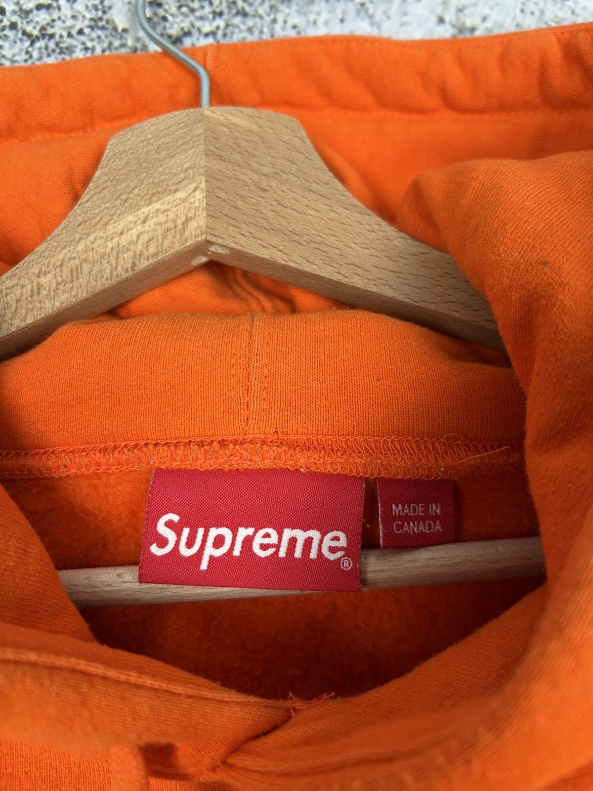 Supreme Supreme New York Orange Baggy Hoodie Rap Skate Streetwear Size US M / EU 48-50 / 2 - 7 Thumbnail