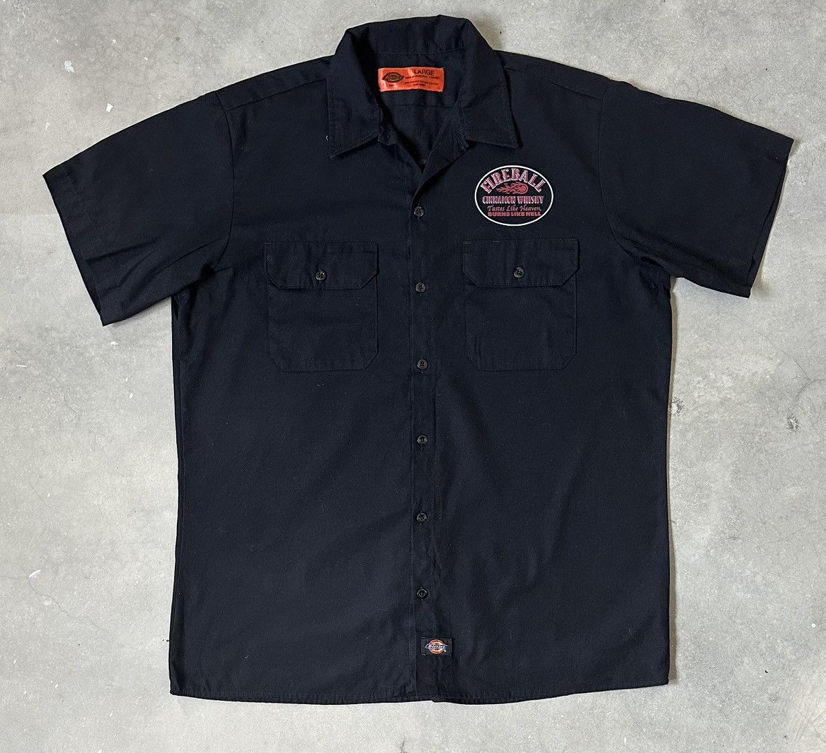 Dickies VINTAGE DICKIES FIREBALL CINNAMON WHISKY SHIRT Size US L / EU 52-54 / 3 - 2 Thumbnail