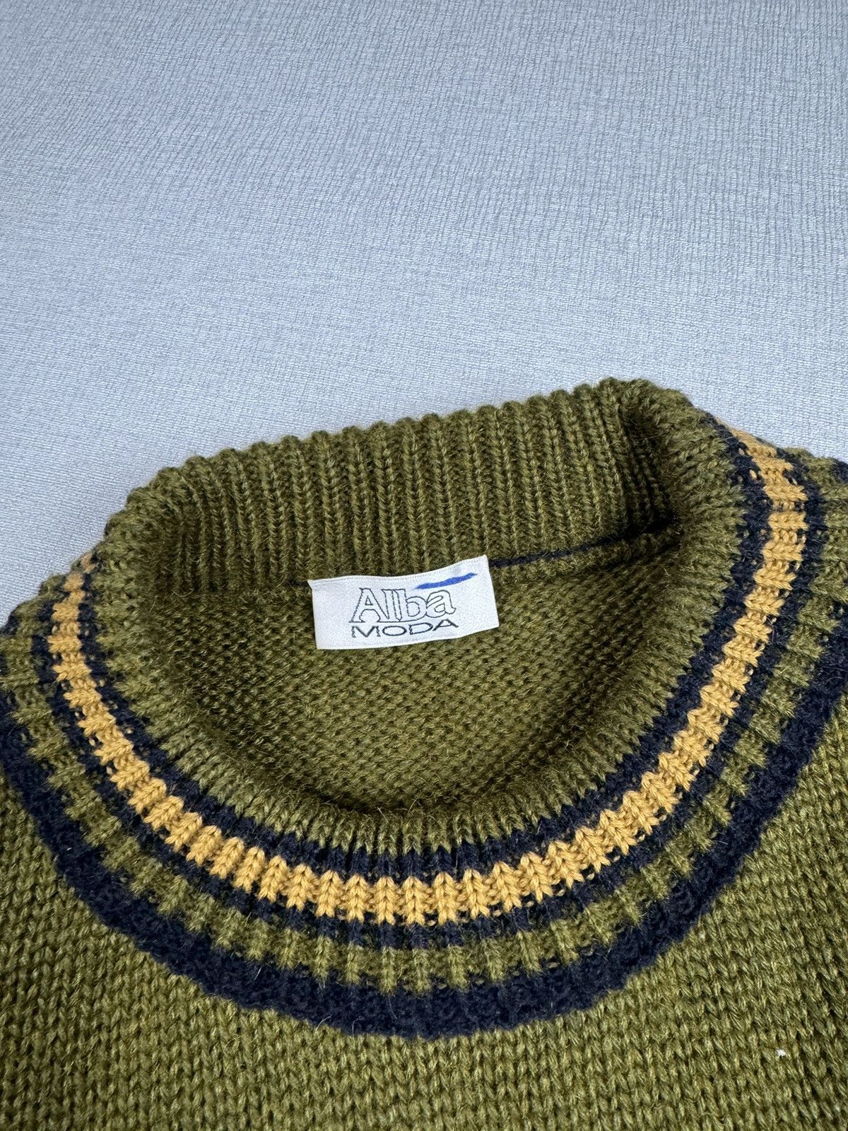 ALBA × Vintage Men’s Vintage Alba Moda Golf Sweater Jumper size 50/L Size US L / EU 52-54 / 3 - 4 Thumbnail