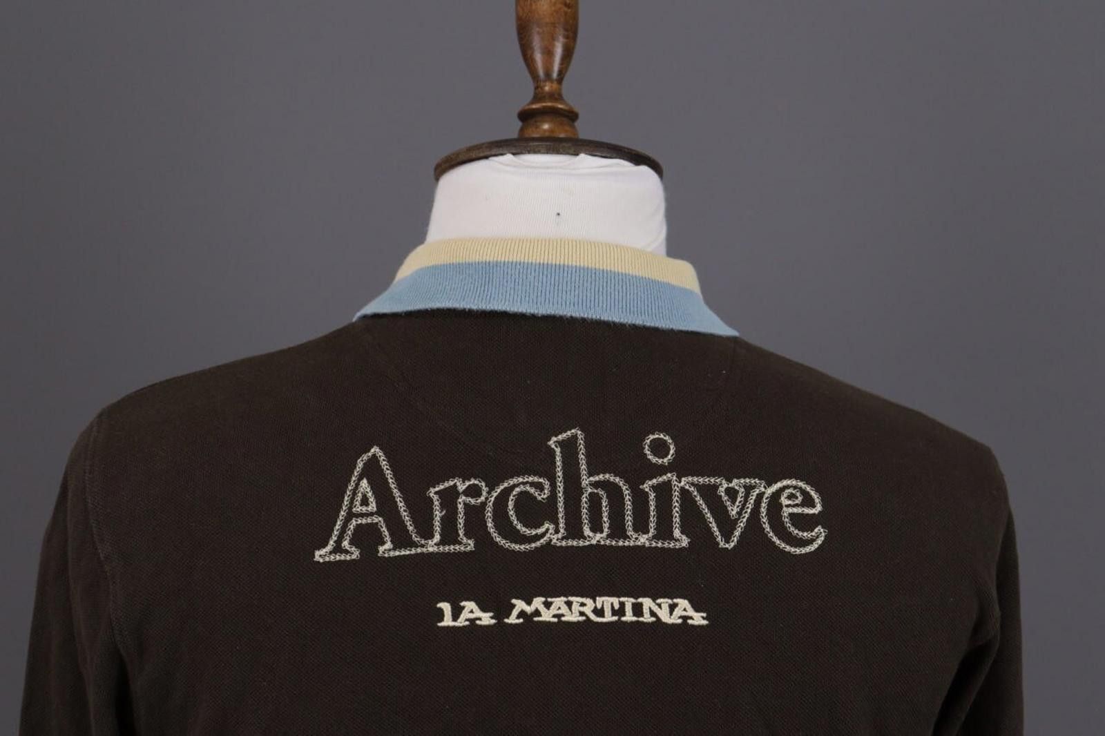 La Martina La Martina Archive 1973 Brown Rubgy Polo Shirt Size M Size US M / EU 48-50 / 2 - 11 Thumbnail