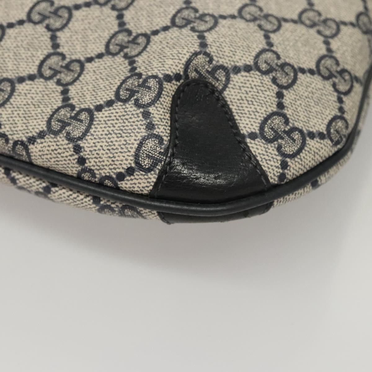 Gucci GUCCI GG Supreme Shoulder Bag Pvc Navy Gold 39 02 026 Size ONE SIZE - 11 Thumbnail