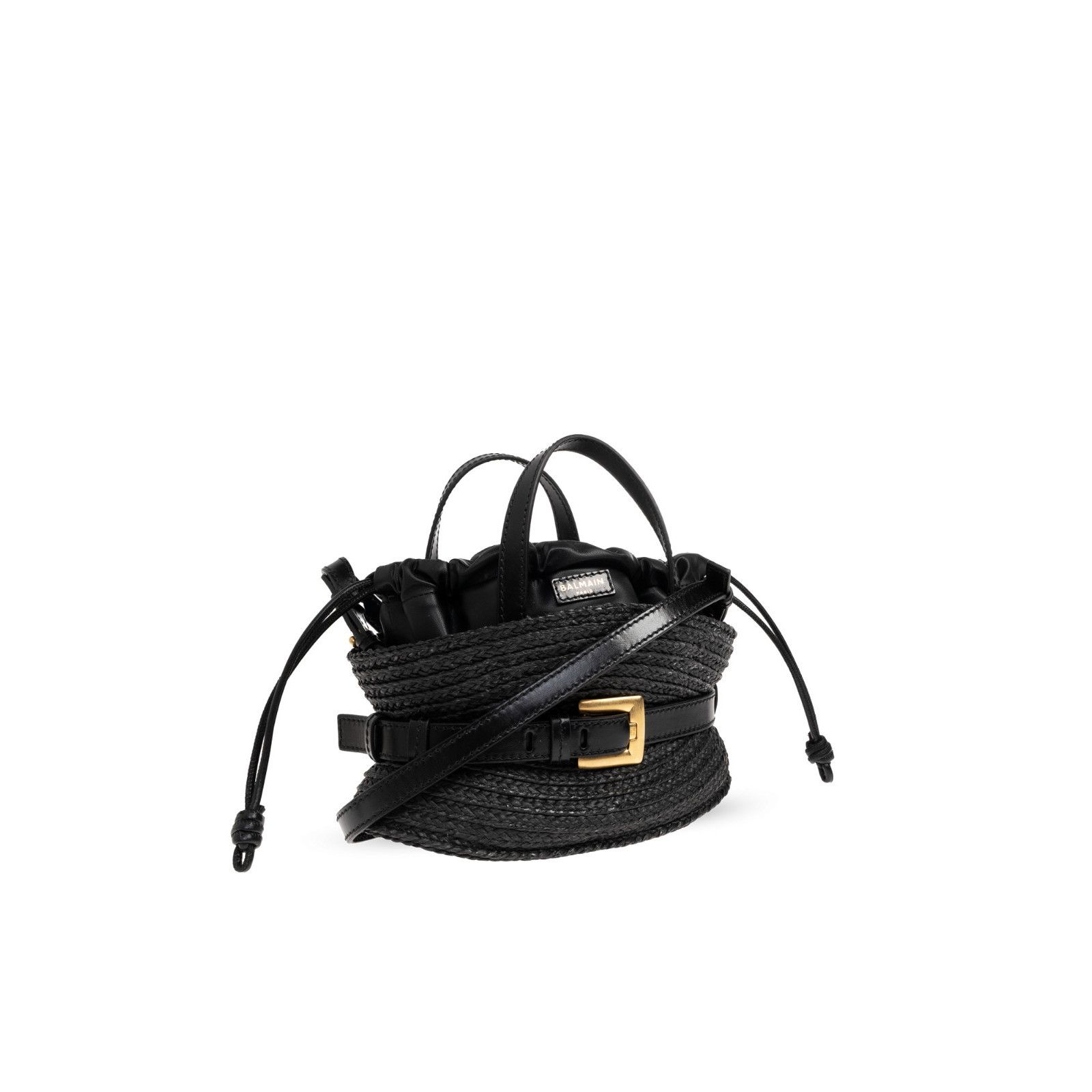 Balmain BALMAIN Shuffle Mini Black Top Handle Bag New & Authentic Size ONE SIZE - 3 Thumbnail
