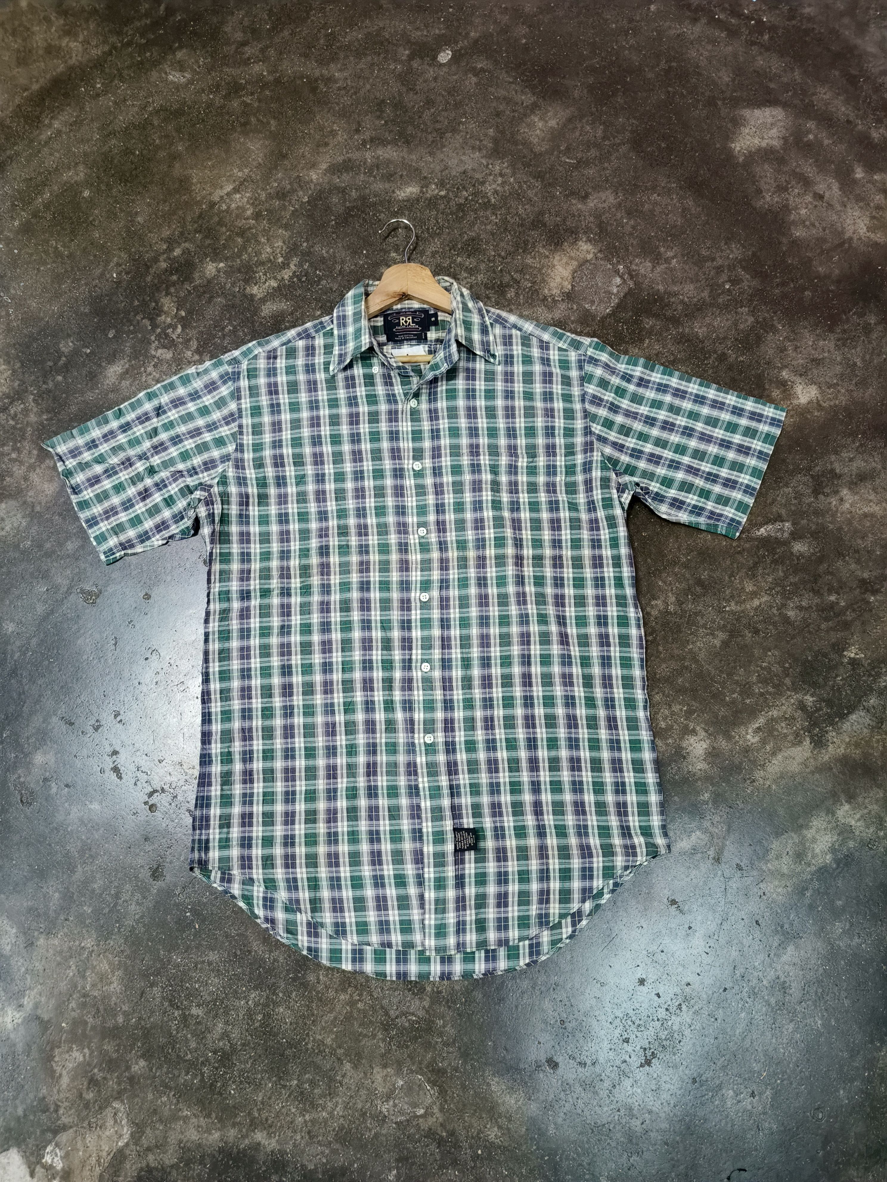 RRL Ralph Lauren RRL Double RL Vintage Plaid Shirt Button Up Size US S / EU 44-46 / 1 - 1 Thumbnail