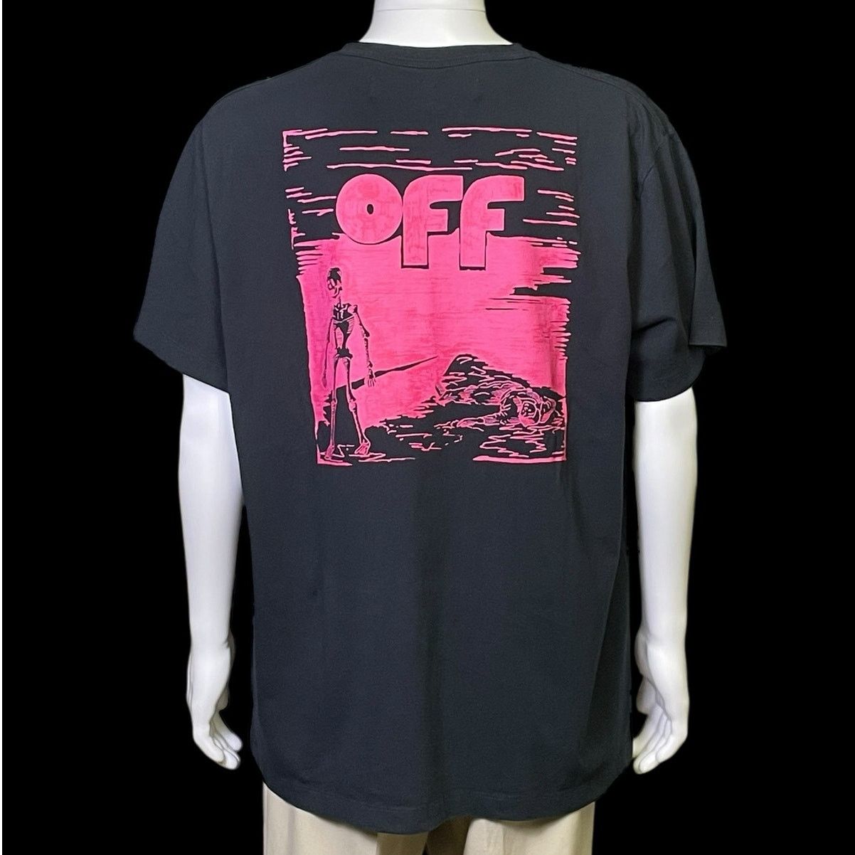 Off-White 2013 Off-White Main Label Floating Skulls Oversize T-Shirt Size US M / EU 48-50 / 2 - 1 Thumbnail