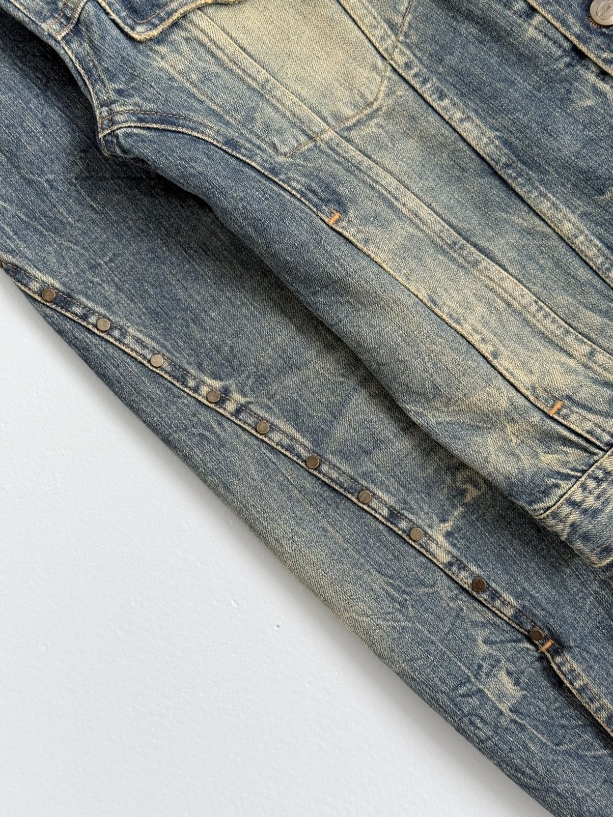 Just Cavalli ⚡SENDOFFER⚡Just Cavalli Roberto Cavalli Denim Trucker Jacket Size US M / EU 48-50 / 2 - 8 Thumbnail
