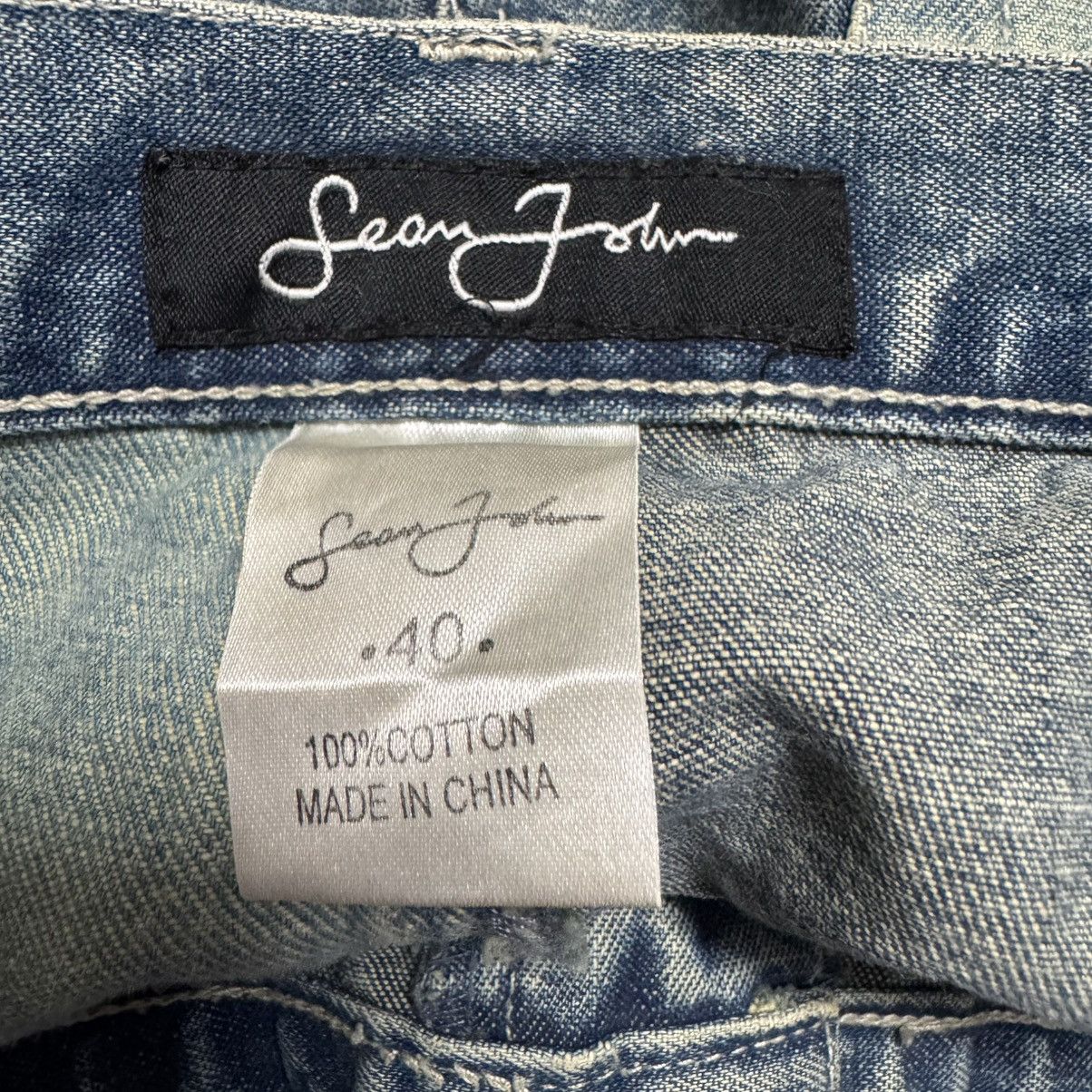 Sean John Vintage Sean John Denim Patchwork Baggy Jeans Size US 40 / EU 56 - 20 Thumbnail