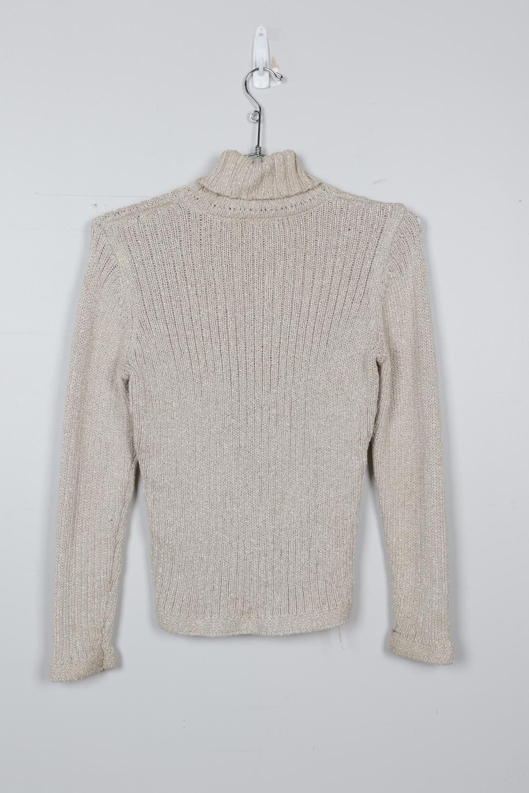 USA Olympics 00's Orly Jaquard Knit Turtle Neck Size M / US 6-8 / IT 42-44 - 2 Thumbnail