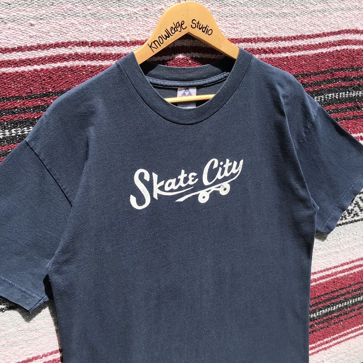 💥Distressed💥Y2K Vintage Skate City Shirt Skateboard