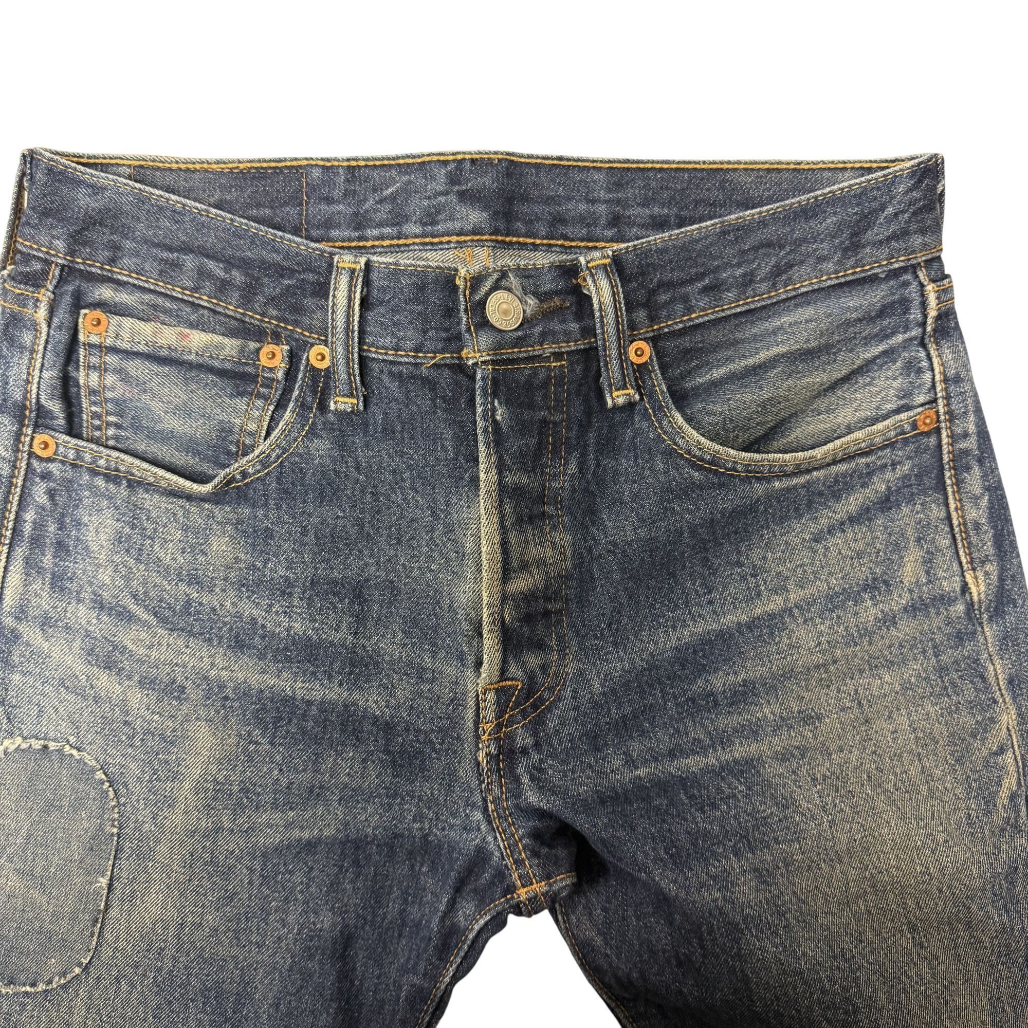 Levi's Vtg Levis 501 DISTRESSED Blue Jeans Denim ROCKERS Pants 28 Size US 28 / EU 44 - 8 Thumbnail