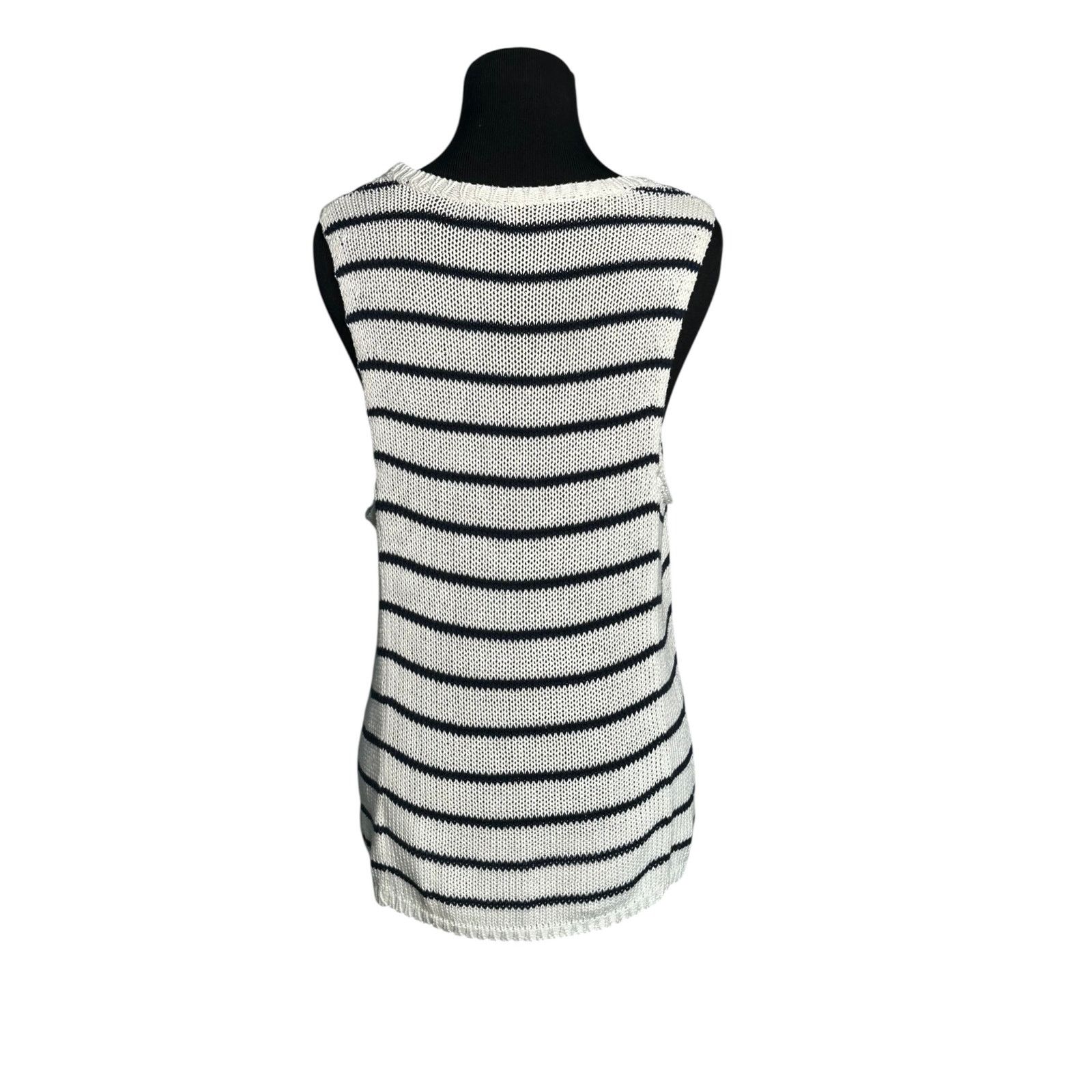 Rails Rails Jenna white blue stripes knit tank top size large Size L / US 10 / IT 46 - 2 Thumbnail