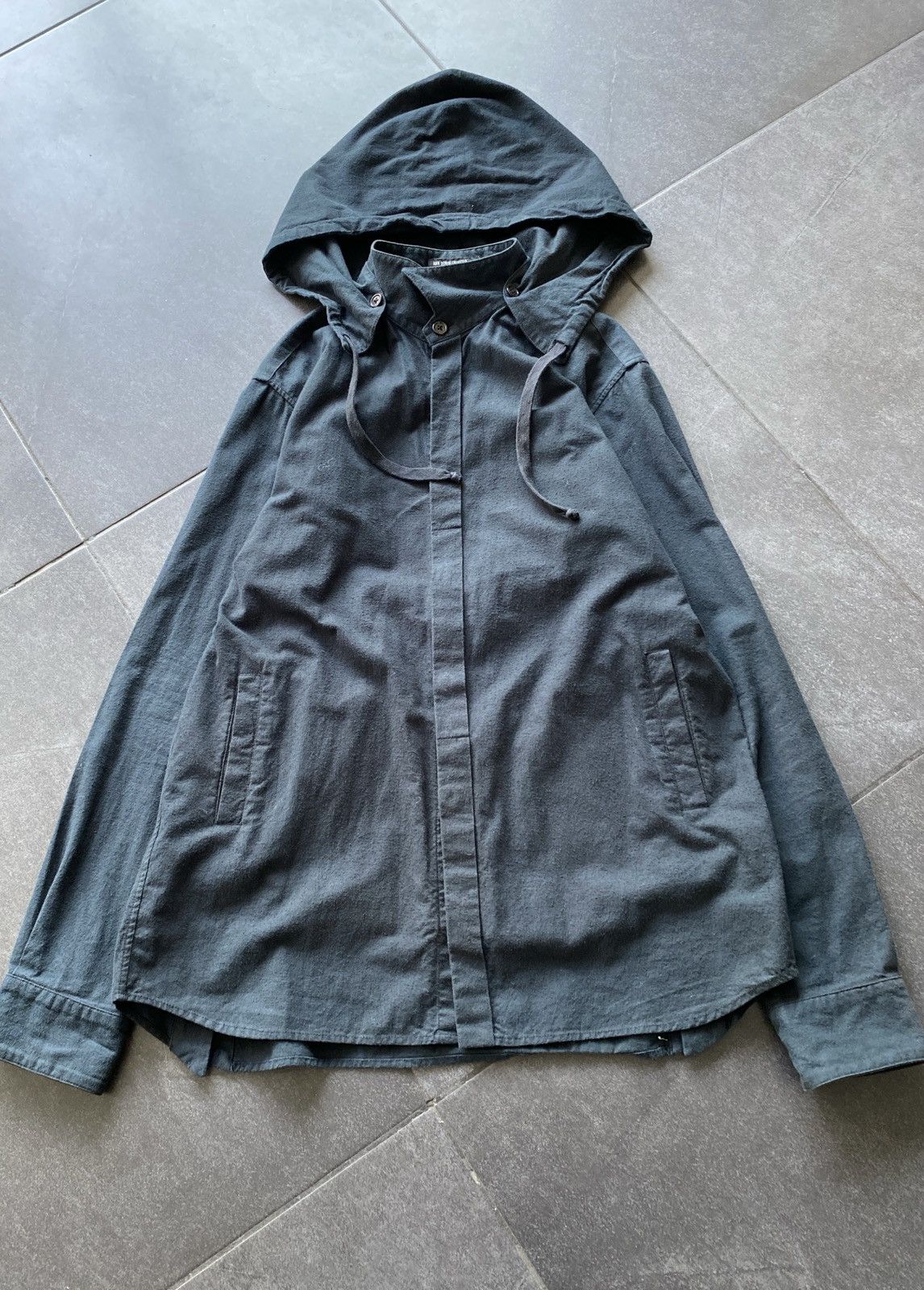 Ann Demeulemeester 2000s aan demeulemeester hooded overshirt Size US M / EU 48-50 / 2 - 1 Thumbnail