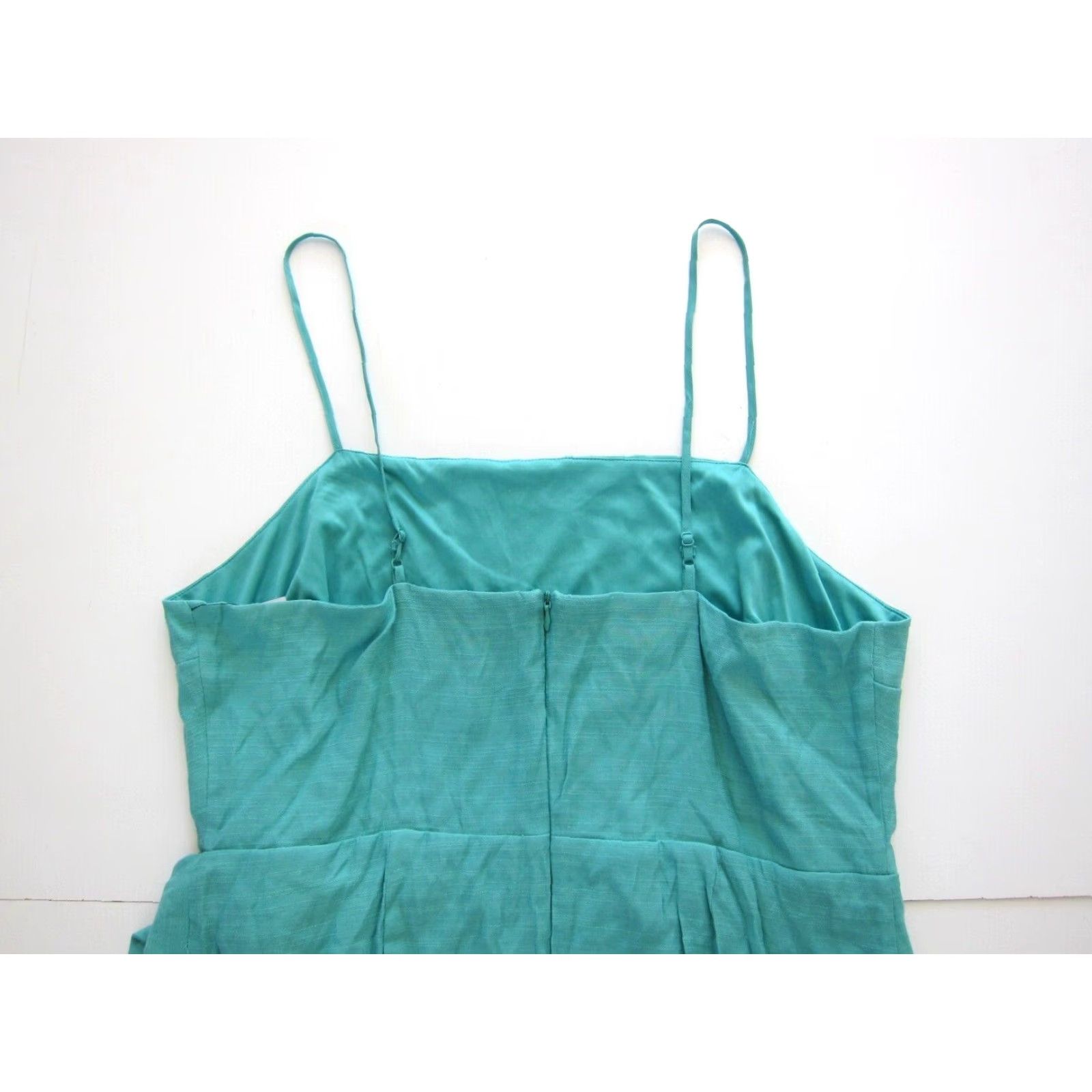 Nine West VINTAGE NWT Nine West Rayon Green Spaghetti Strap Wrap Slip Tank Sun Dress XXL Size XXL / US 16-18 / IT 52-54 - 6 Thumbnail