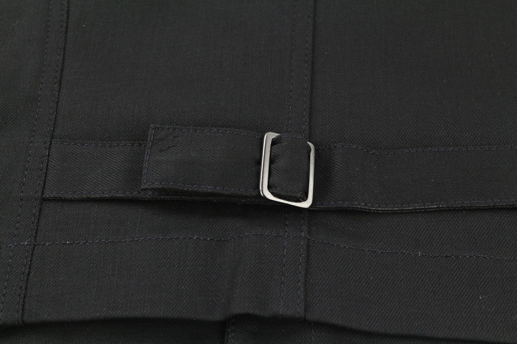Nudie Jeans PAL M Dry Black Coated Half Belt Logo Vest 80728 Size US M / EU 48-50 / 2 - 8 Thumbnail