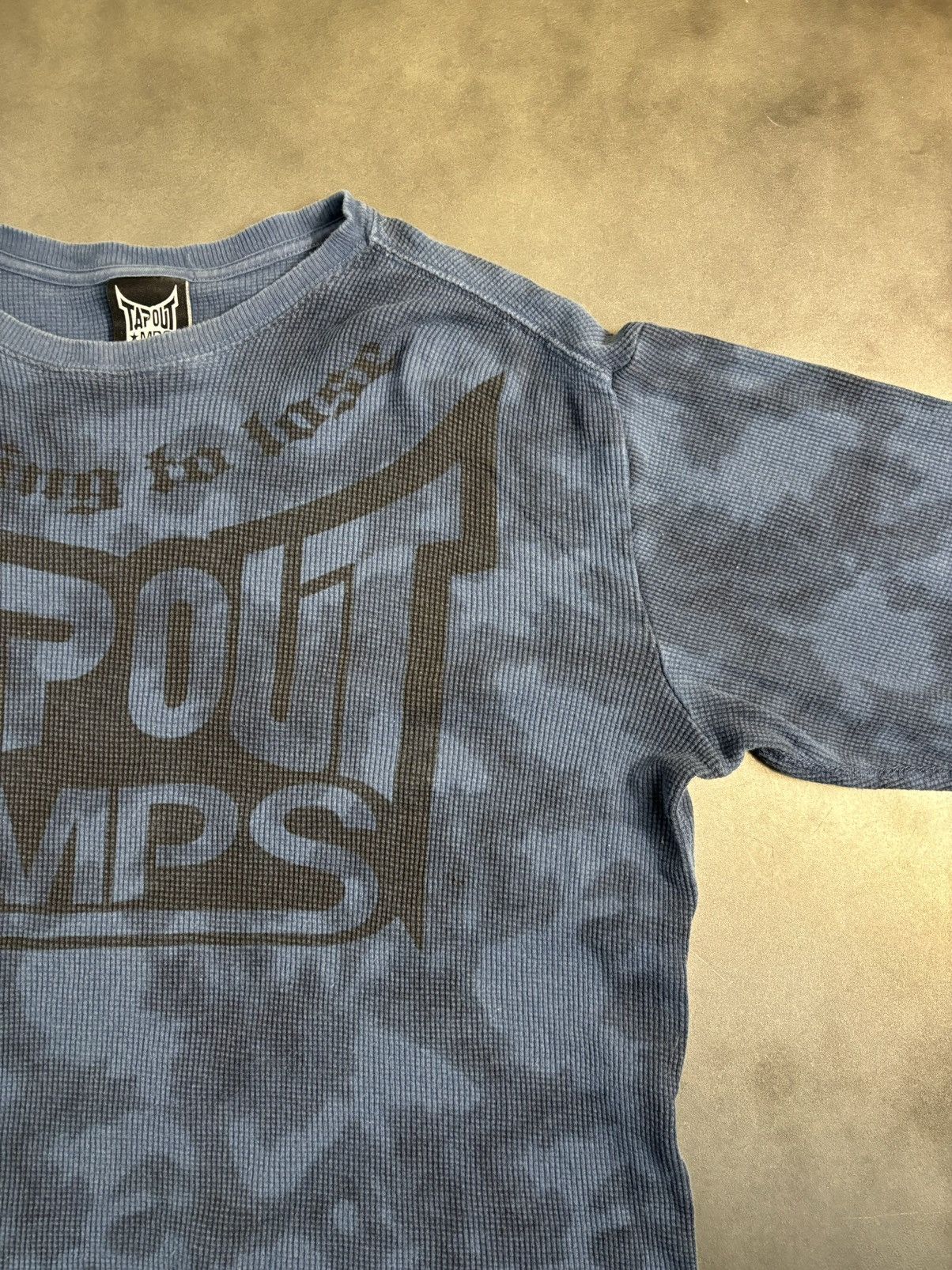 Affliction × Tapout × Vintage Y2K Vintage Tapout MPS Thermal Tie Over Dye Cropped Waffle Size US S / EU 44-46 / 1 - 7 Thumbnail