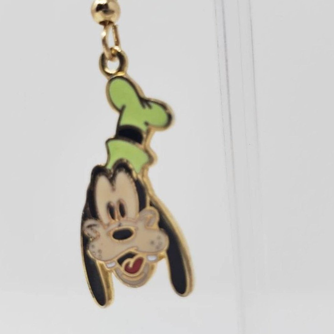 Disney Disney Goofy Classic Green Hat Enamel Dangle Earrings VTG Size ONE SIZE - 4 Thumbnail