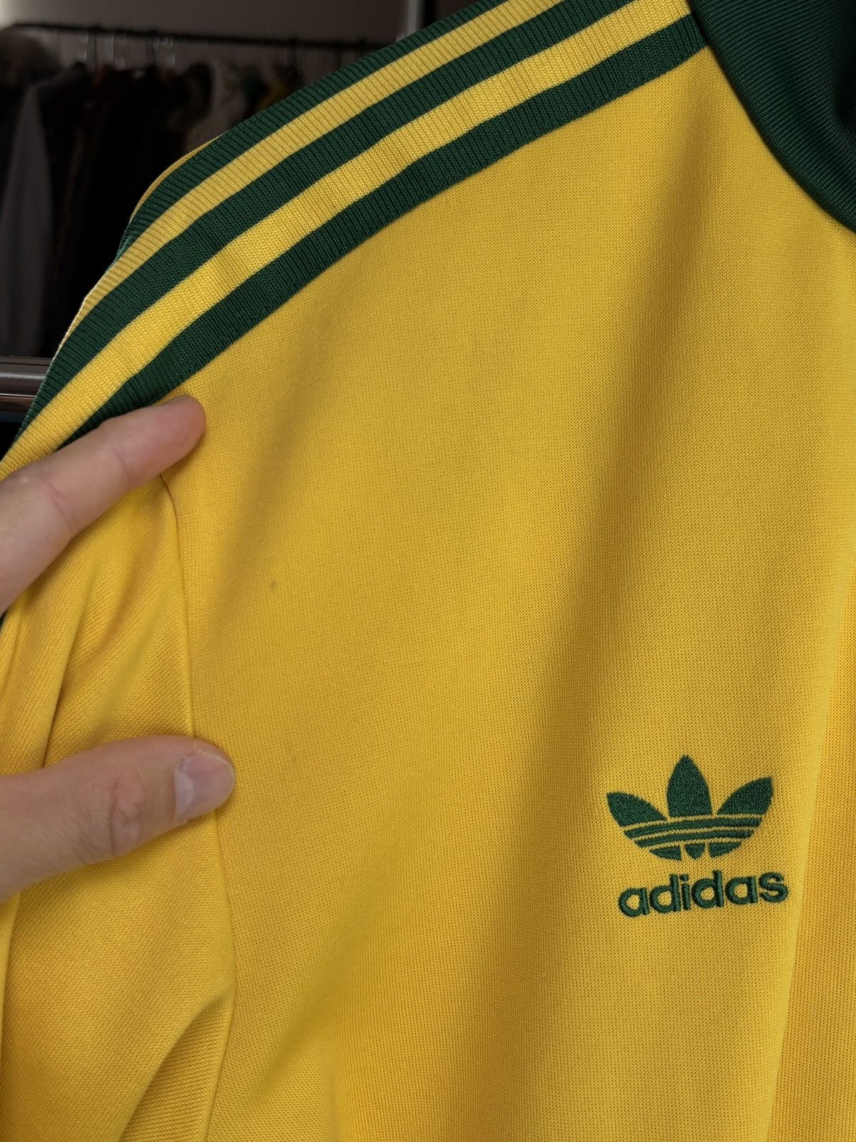 Adidas Vintage Adidas Brasil Fifa World Cup Track Zip Sweatshirt Size US S / EU 44-46 / 1 - 7 Thumbnail
