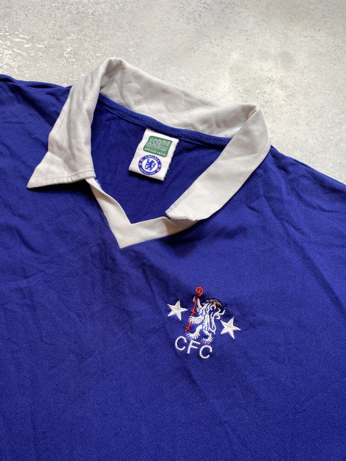Other Chelsea 1975-1984 Home Soccer Jersey Football Score Draw Size US XL / EU 56 / 4 - 5 Thumbnail